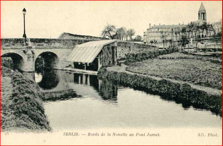 Bord de la Nonette au pont Jumet.