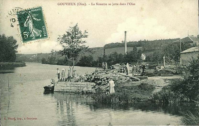Gouvieux - La Nonette se jette dans l'Oise